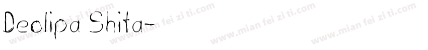 Deolipa Shita字体转换